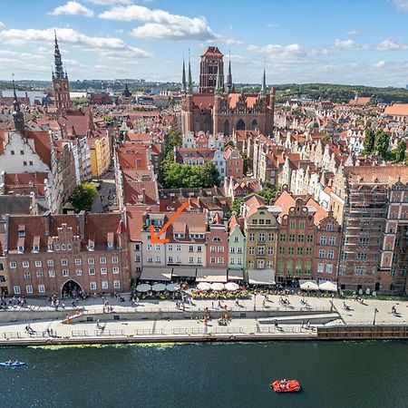 Stylowy Apartament W Sercu Starowki Z Widokiem Na Motlawe Gdańsk Exterior foto