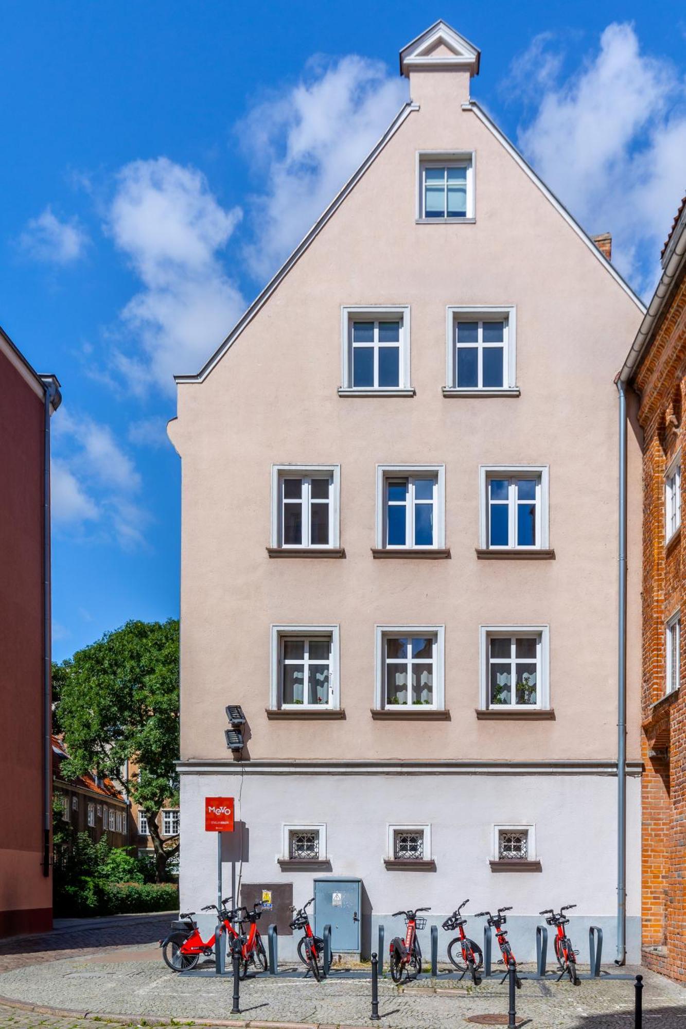Stylowy Apartament W Sercu Starowki Z Widokiem Na Motlawe Gdańsk Exterior foto